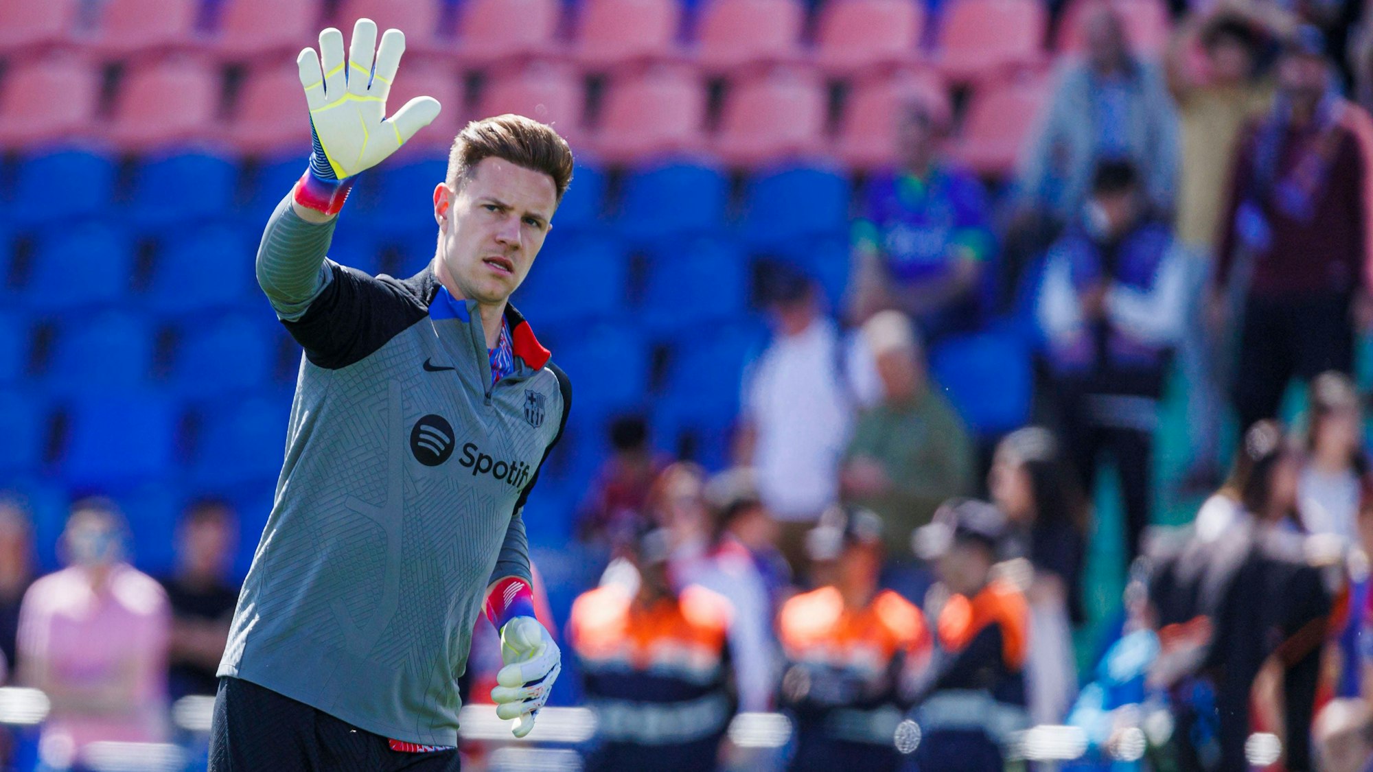 Erst neun Gegentreffer in dieser Saison kassiert: Marc-André ter Stegen.
