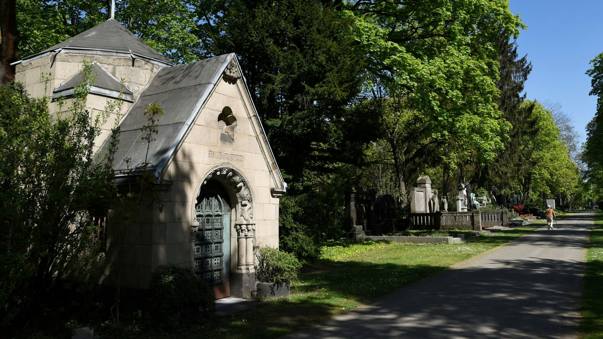 Eine Gruft auf dem Friedhof Melaten.