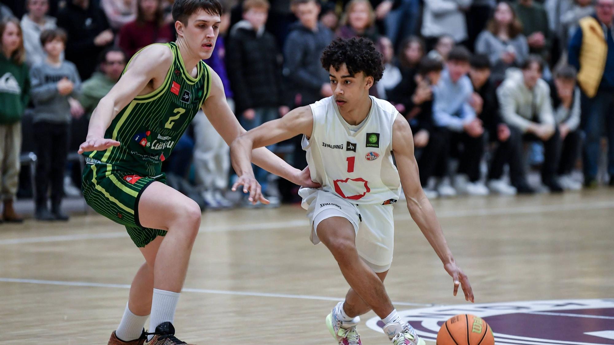 Barmer 2. Basketball Bundesliga ProB, Rheinstars Koeln vs. SC Rist Wedel, 01.04.2023 Davi Remagen RheinStars Koeln 1, Barmer 2. Basketball Bundesliga ProB, Rheinstars Koeln vs. SC Rist Wedel am 01.04.2023 im ASV Koeln in Koeln Nordrhein-Westfalen *** Barmer 2 Basketball Bundesliga ProB, Rheinstars Koeln vs SC Rist Wedel, 01 04 2023 Davi Remagen RheinStars Koeln 1 , Barmer 2 Basketball Bundesliga ProB, Rheinstars Koeln vs SC Rist Wedel on 01 04 2023 at ASV Koeln in Koeln North Rhine Westphalia Copyright: xBEAUTIFULxSPORTS/Mueller-Laschetx