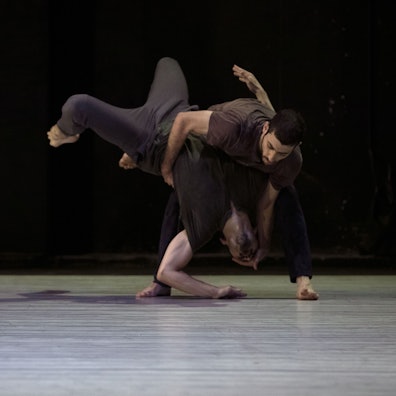 One More Thing
Von Adi Boutrous
Choreografie: Adi Boutrous
 
Choreografie: Adi Boutrous
Probenleitung: May Zarhy
Licht: Ofer Laufer
Kostüm: Stav Struz-Boutrous
Soundtrack Design: Adi Boutrous
 
Foto: Ariel Tagar
