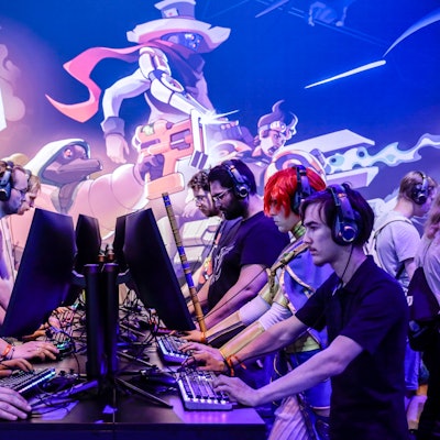 Zocker bei der Gamescom 2022