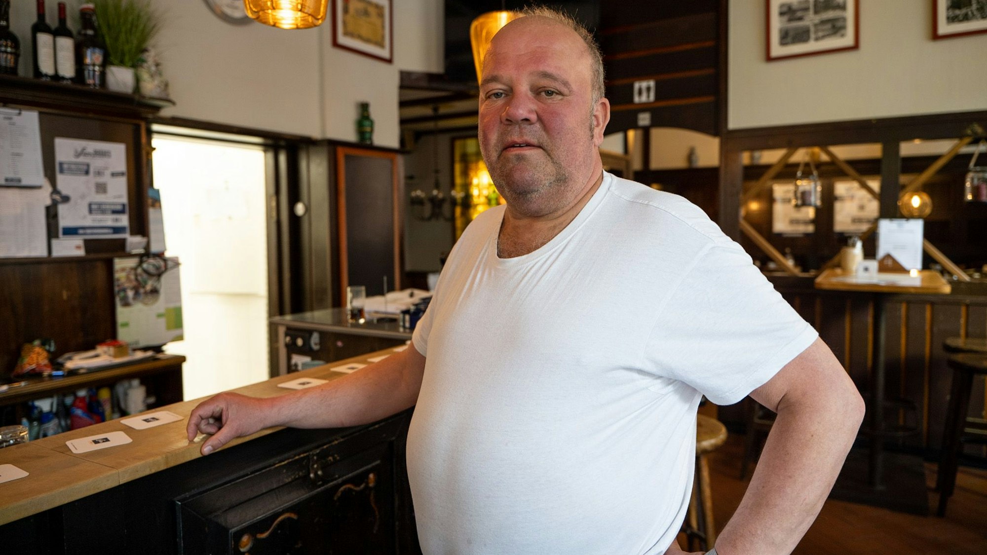 Getzke an der Theke