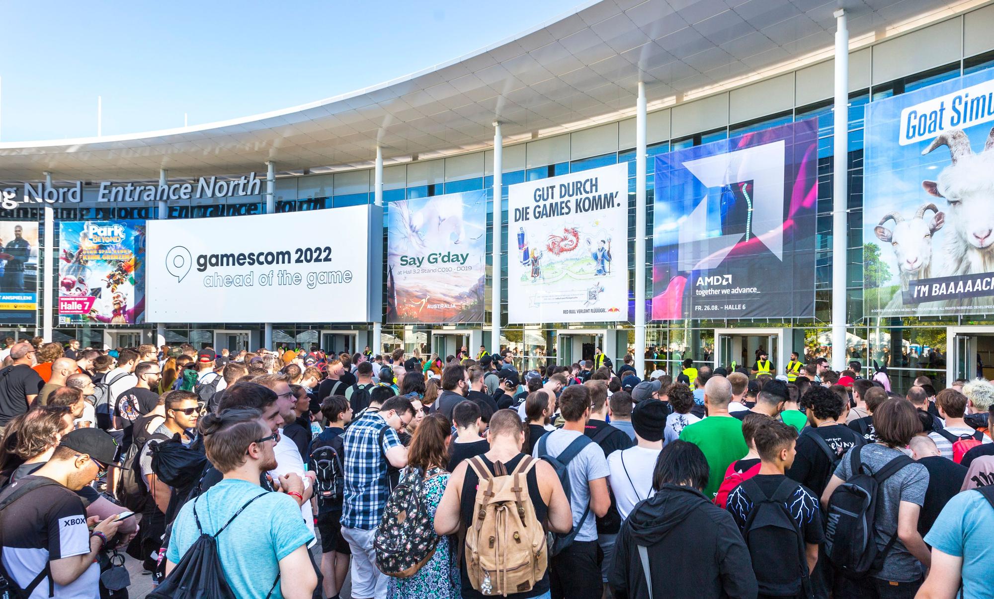 Gamescom 2022, Eingang Nord