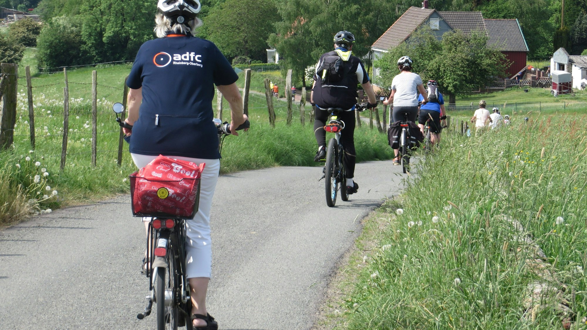 Radfahren im Bergischen.