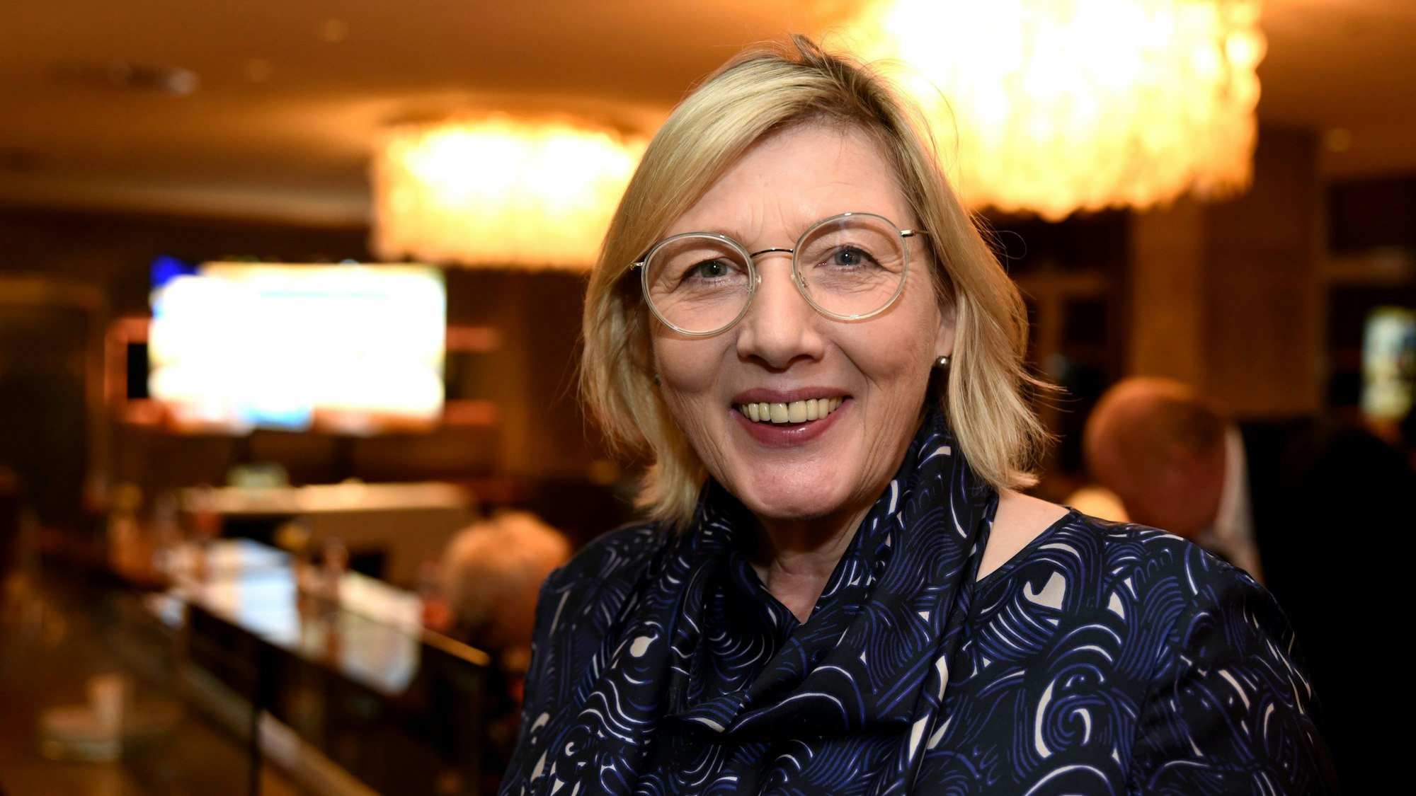 Das Bild zeigt die Vorsitzende der Kölner Frauen Union, Gisela Manderla.