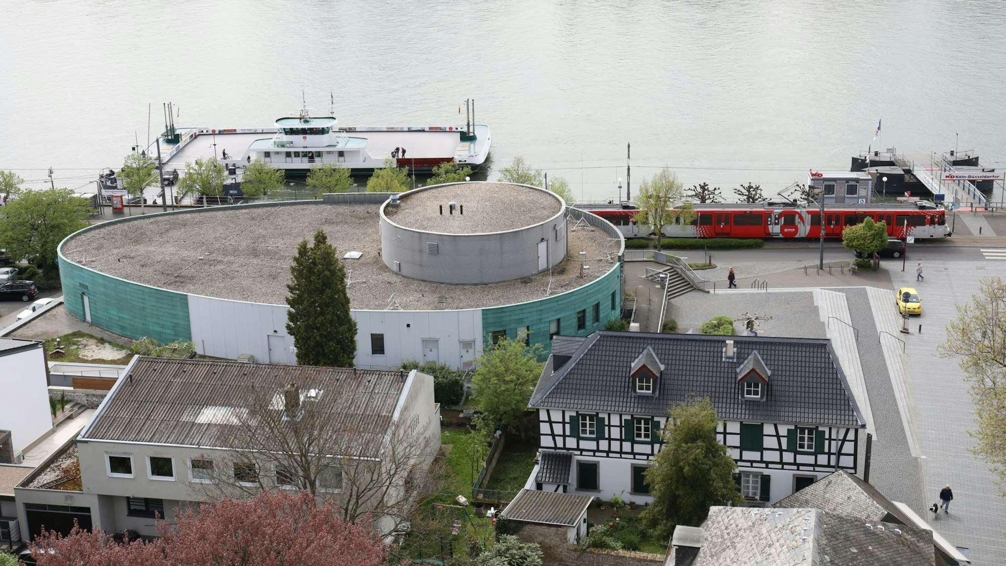Sealife Königswinter aus der Vogelperspektive.