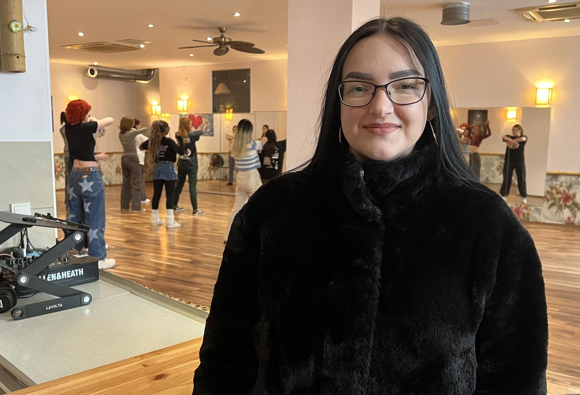 Alexandra Klein, Tanzelehrerin im "Hop Spot" Tanzstudio