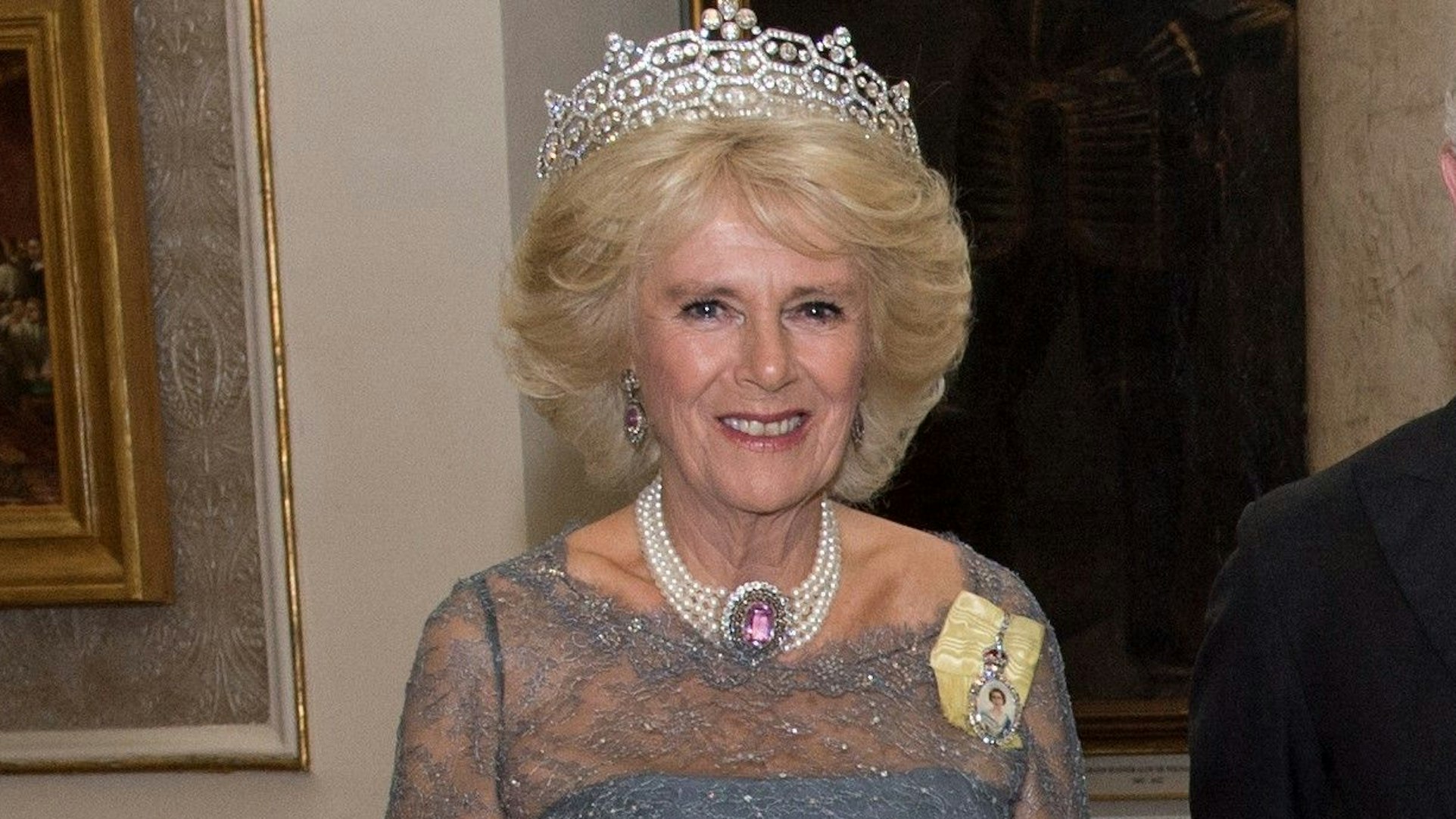 Camilla bei einem Staatsbesuch auf Malta im Jahr 2015.