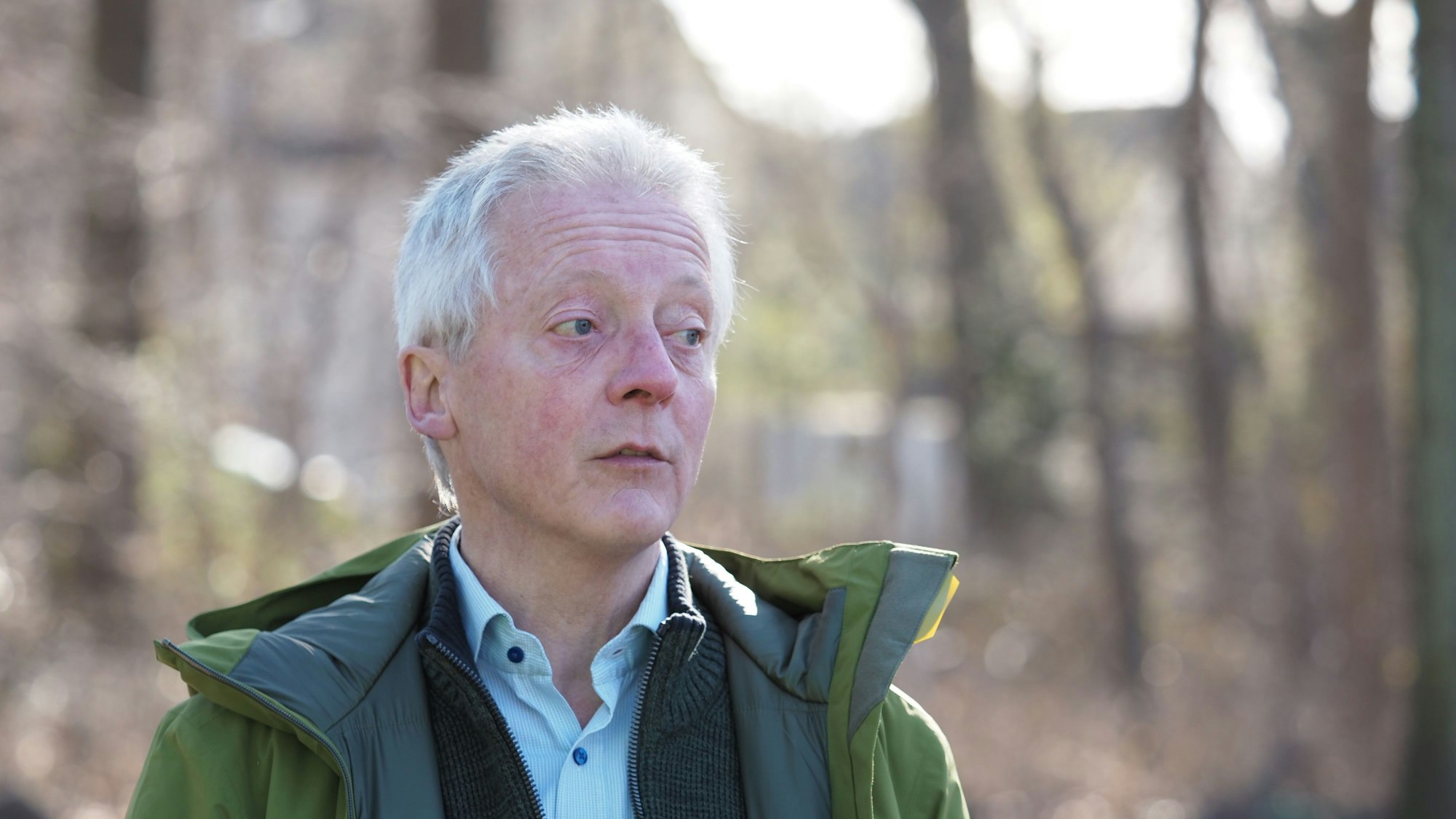 Porträt von Joachim Bauer, nun in Rente gehender stellvertretender Leiter des Kölner Grünflächenamts.