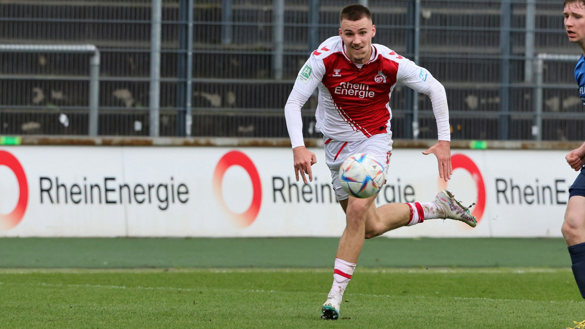1.FC Köln U21 vs. SC Wiedenbrück, Regionalliga West, Saison 2022/23, Tim Lemperle (1. FC Köln), 01.04.2023, Bild: Herbert Bucco