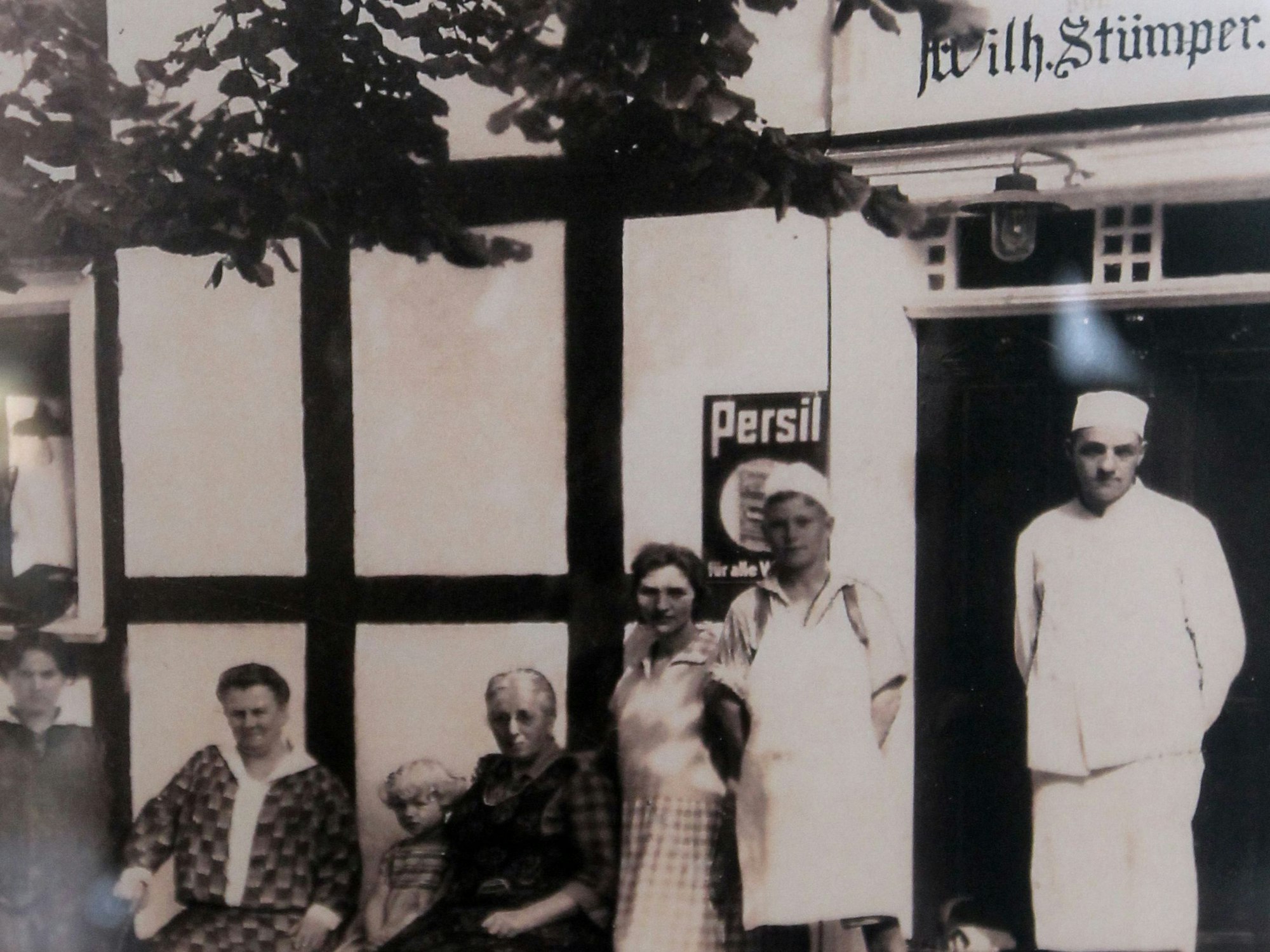 Fritz Stümper, Bäckermeister um 1927, damals in der zweiten Generation.