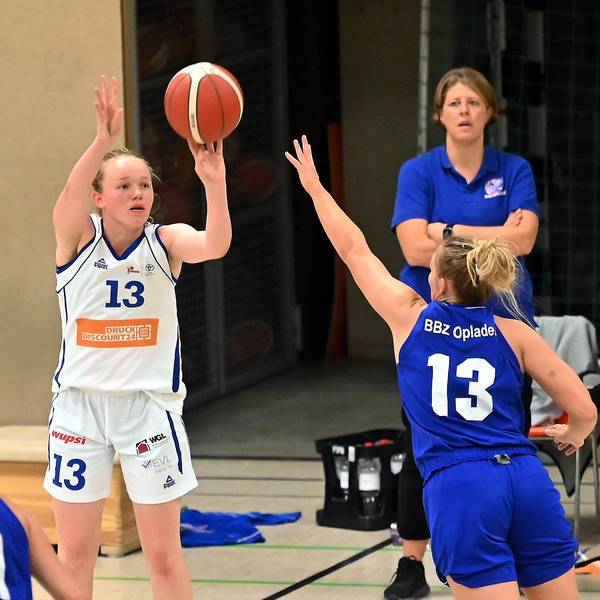 25.09.2022, Basketball-BBZ Opladen - Bad Homburg
links: Greta Kröger (OPL)
Foto: Uli Herhaus