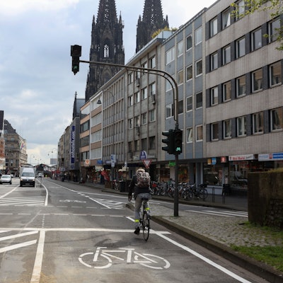 Das Bild zeigt die Trankgasse am Dom.