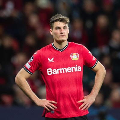 Patrik Schick im Trikot von Bayer 04 Leverkusen.