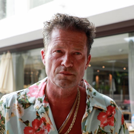 Schauspieler Til Schweiger am Set des Films „Hollywood and crime“.