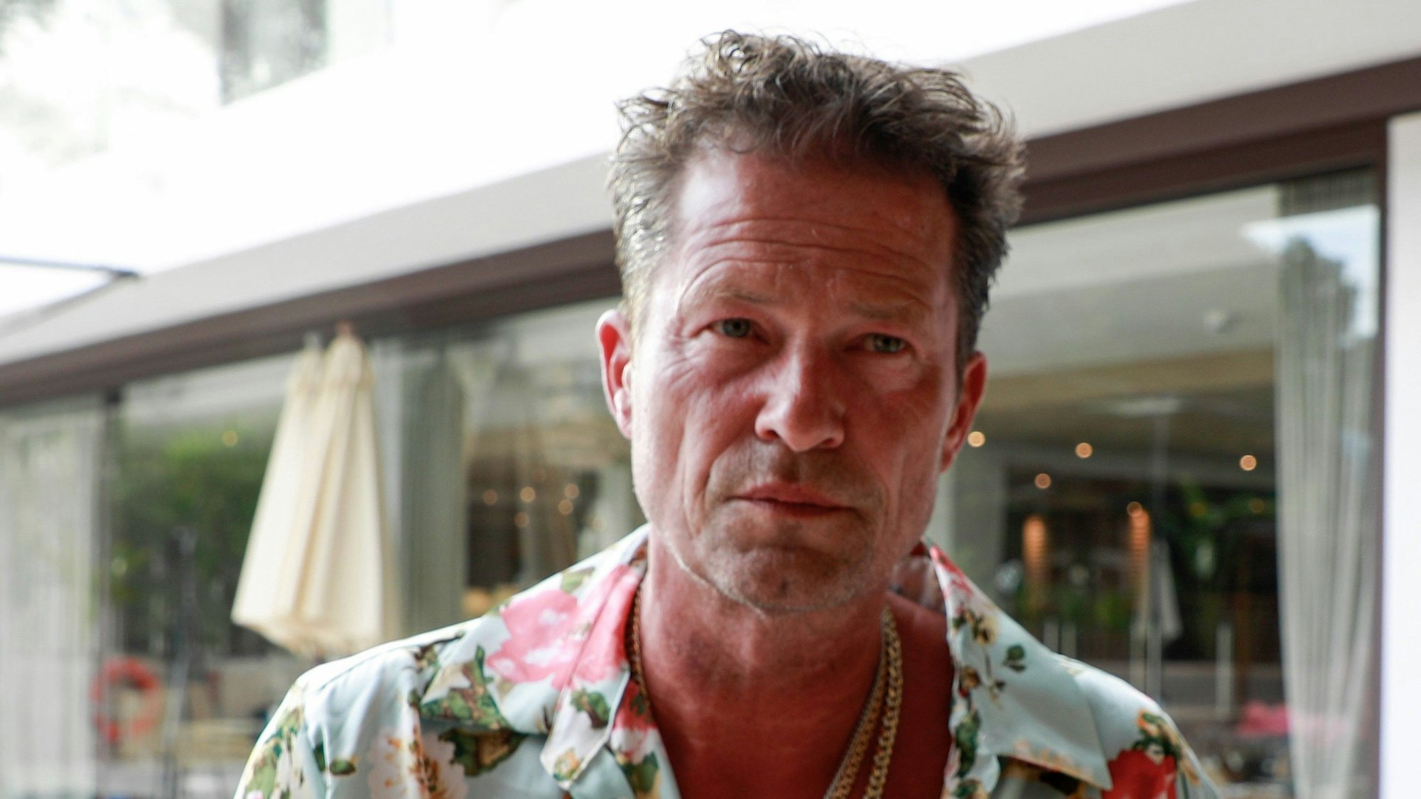 Schauspieler Til Schweiger am Set des Films „Hollywood and crime“.