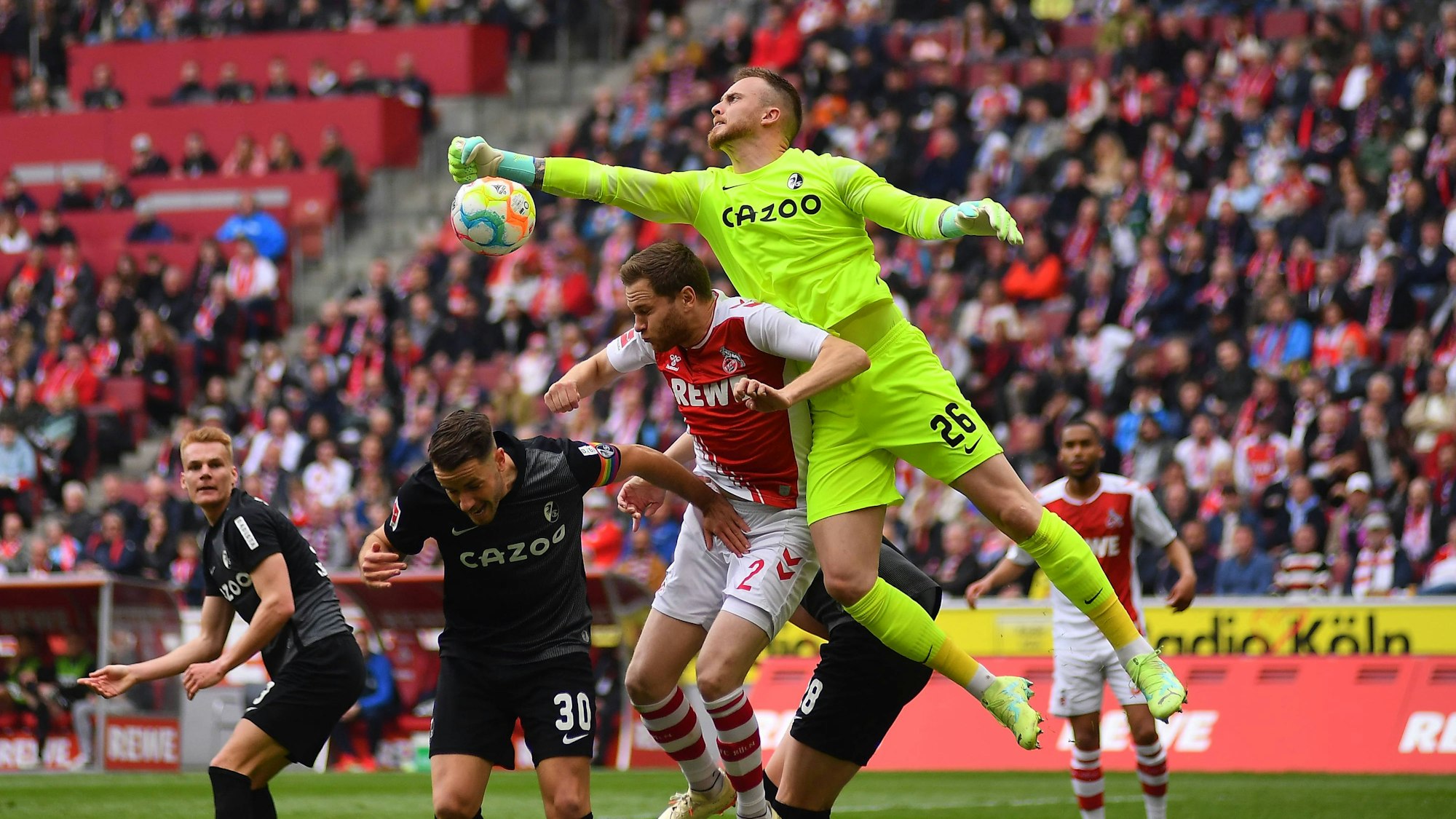 War für den FC nicht zu überwinden: Freiburg-Schlussmann Mark Flekken.