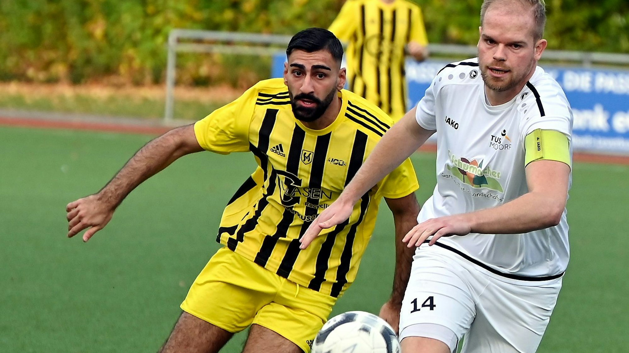 30.10.2022-Fussball-Schlebusch-Mondorf
links: Taha Can Uluc (Schlebusch)
Foto: Uli Herhaus