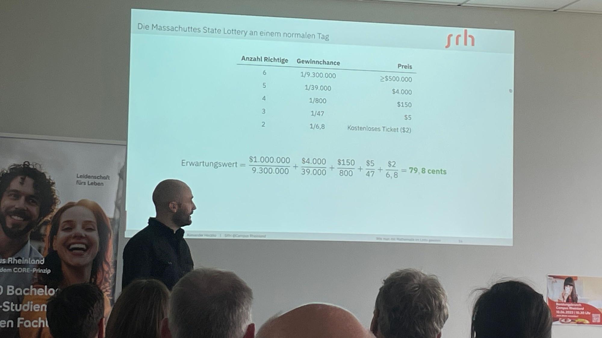 Ein Tipp von Wirtschaftsmathematiker Alexander Heczko, um im Lotto zu gewinnen: Ermittle den Erwartungswert der Lotterie.