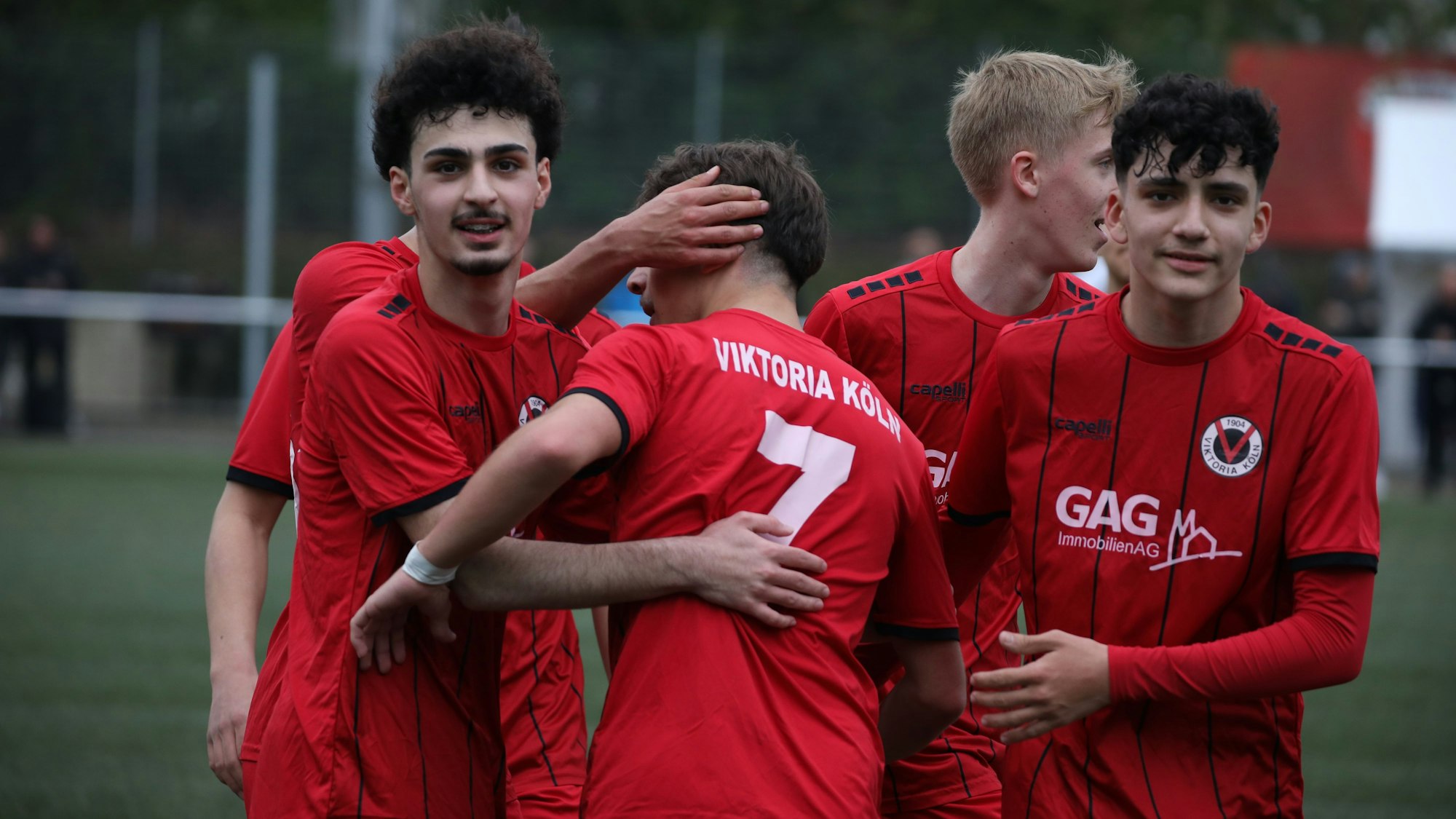 Jubel bei den B-Junioren von Viktoria Köln