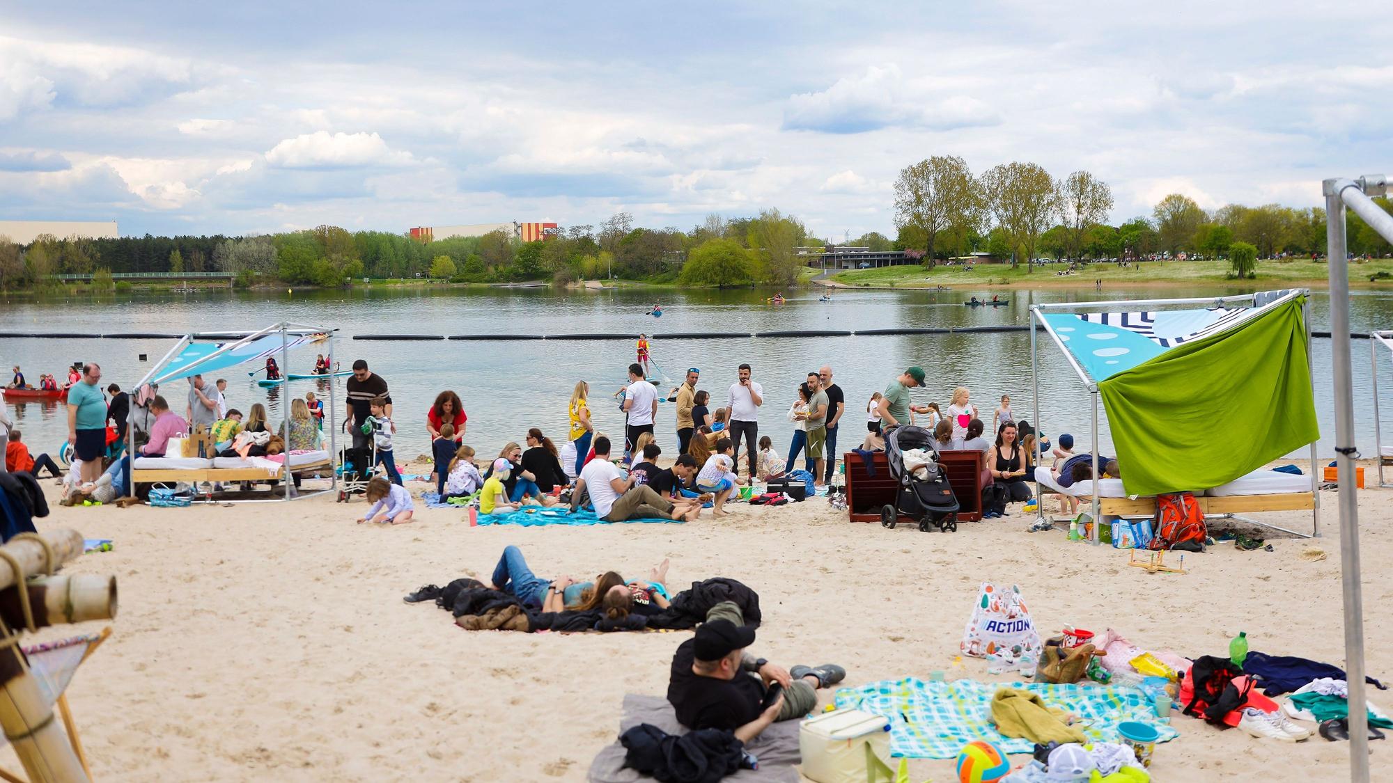 Der Blackfoot Beach am Fühlinger See