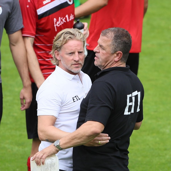Viktoria Köln vs. SC Verl Regionalliga West von links: Stephan Küsters, Franz Wunderlich (Viktoria) 29.07.2017 Herbert Bucco
