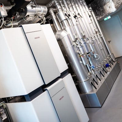 Eine Wärmepumpe des Unternehmens Stiebel Eltron