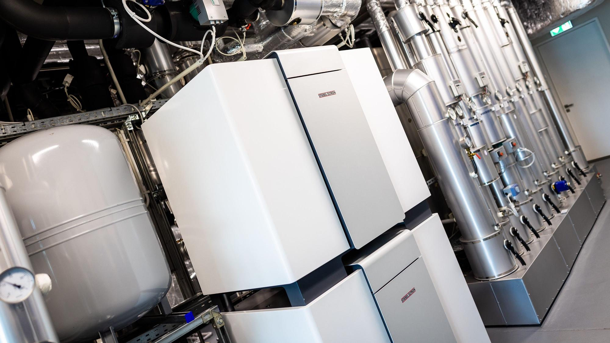 Eine Wärmepumpe des Unternehmens Stiebel Eltron