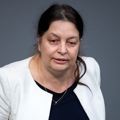 Birgit Malsack-Winkemann, damals Bundestagsabgeordnete der AfD, spricht bei der Haushalts-Beratung des Etats vom Bundesministerium für Gesundheit im Deutschen Bundestag.