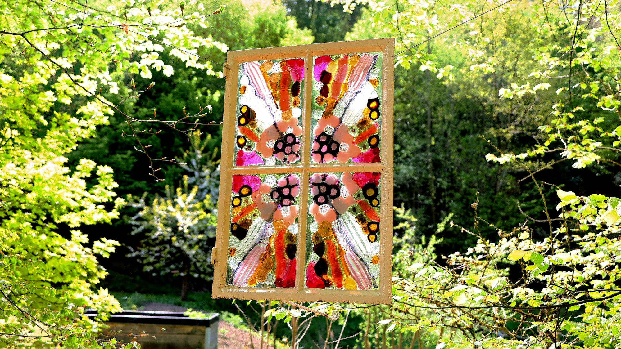 Das Stück „Zur Mitte streben“ von Silke Busch.