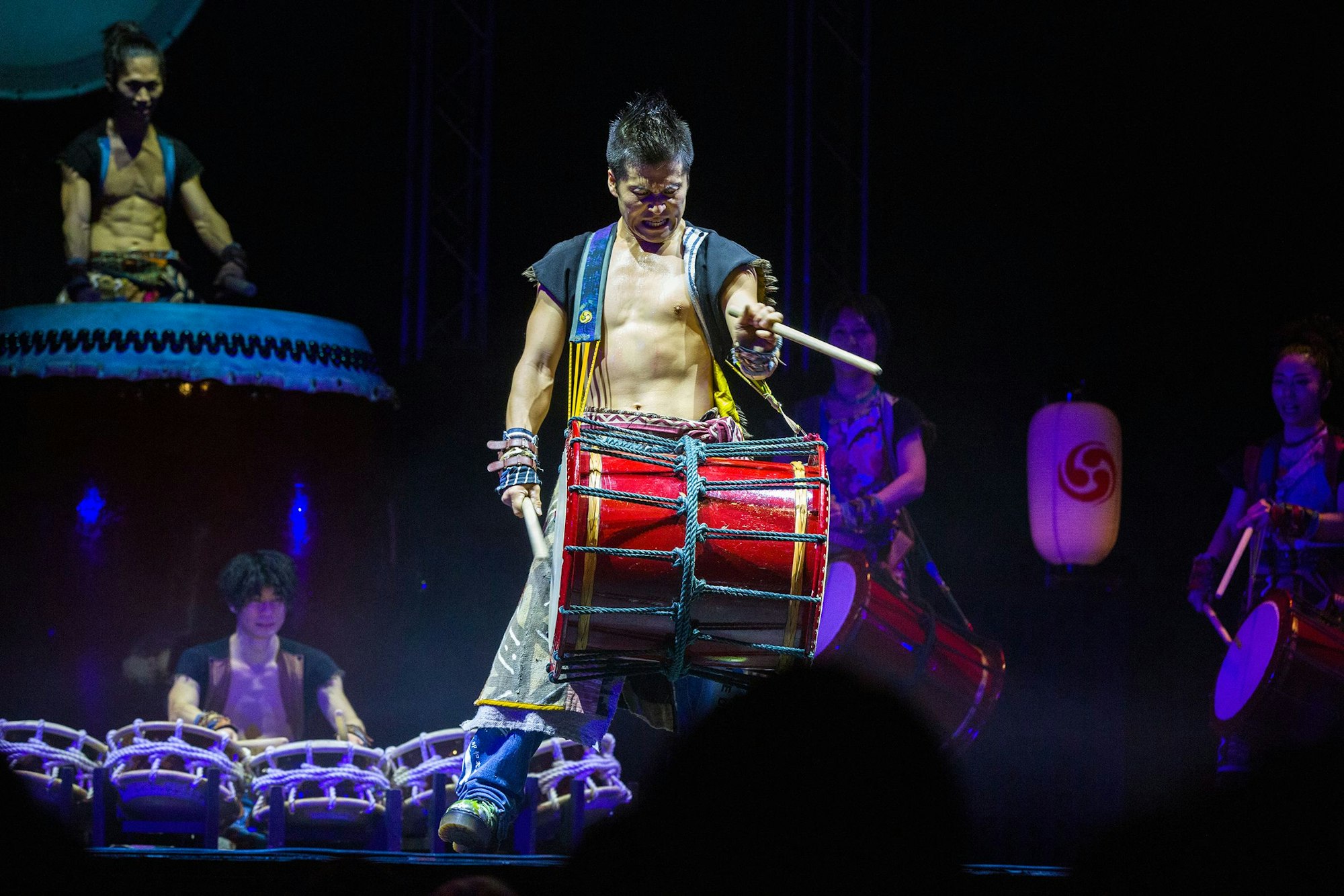 "Yamato - The Drummers of Japan" bei einer Show im Berliner Admiralspalast.