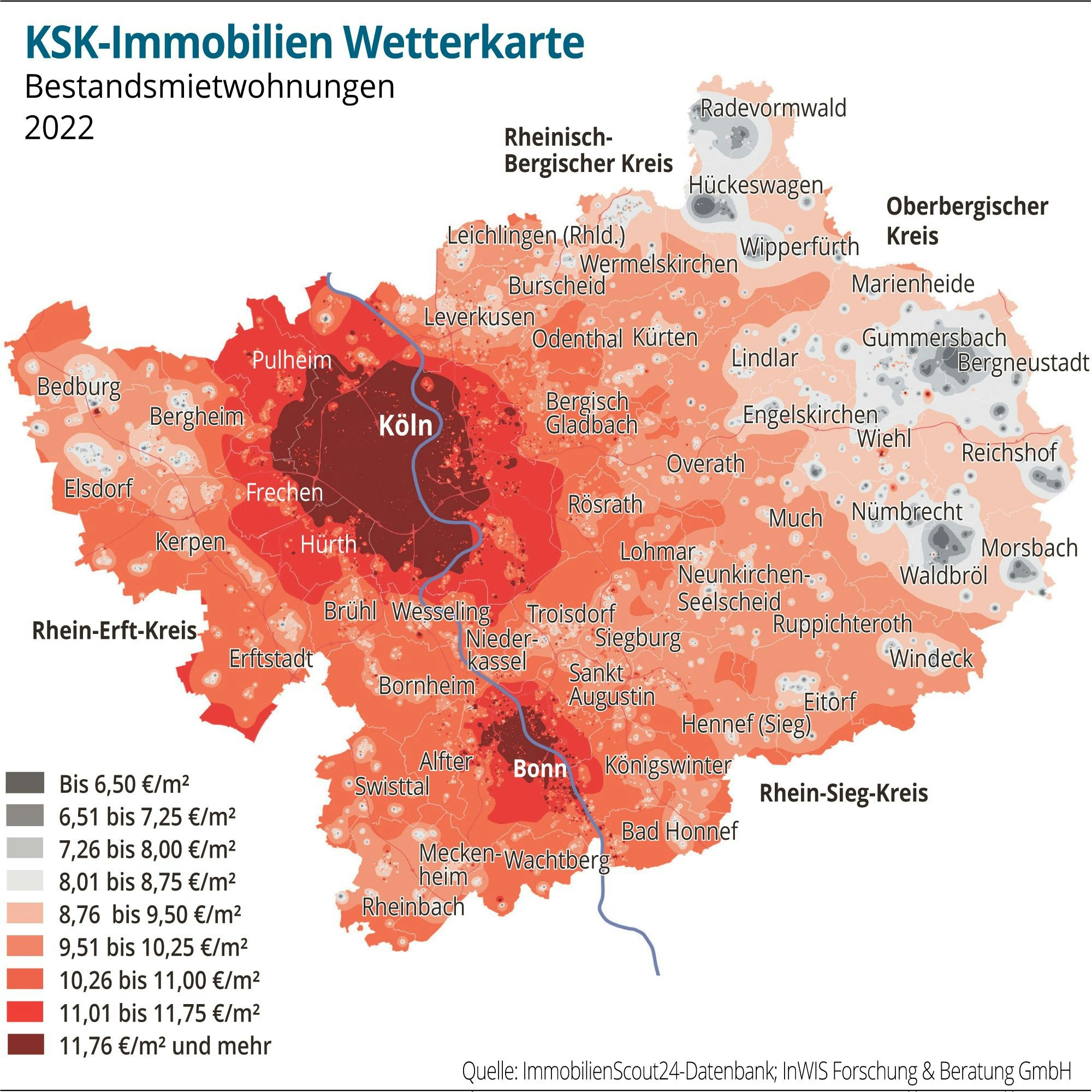 Immobilienpreise in der Region
