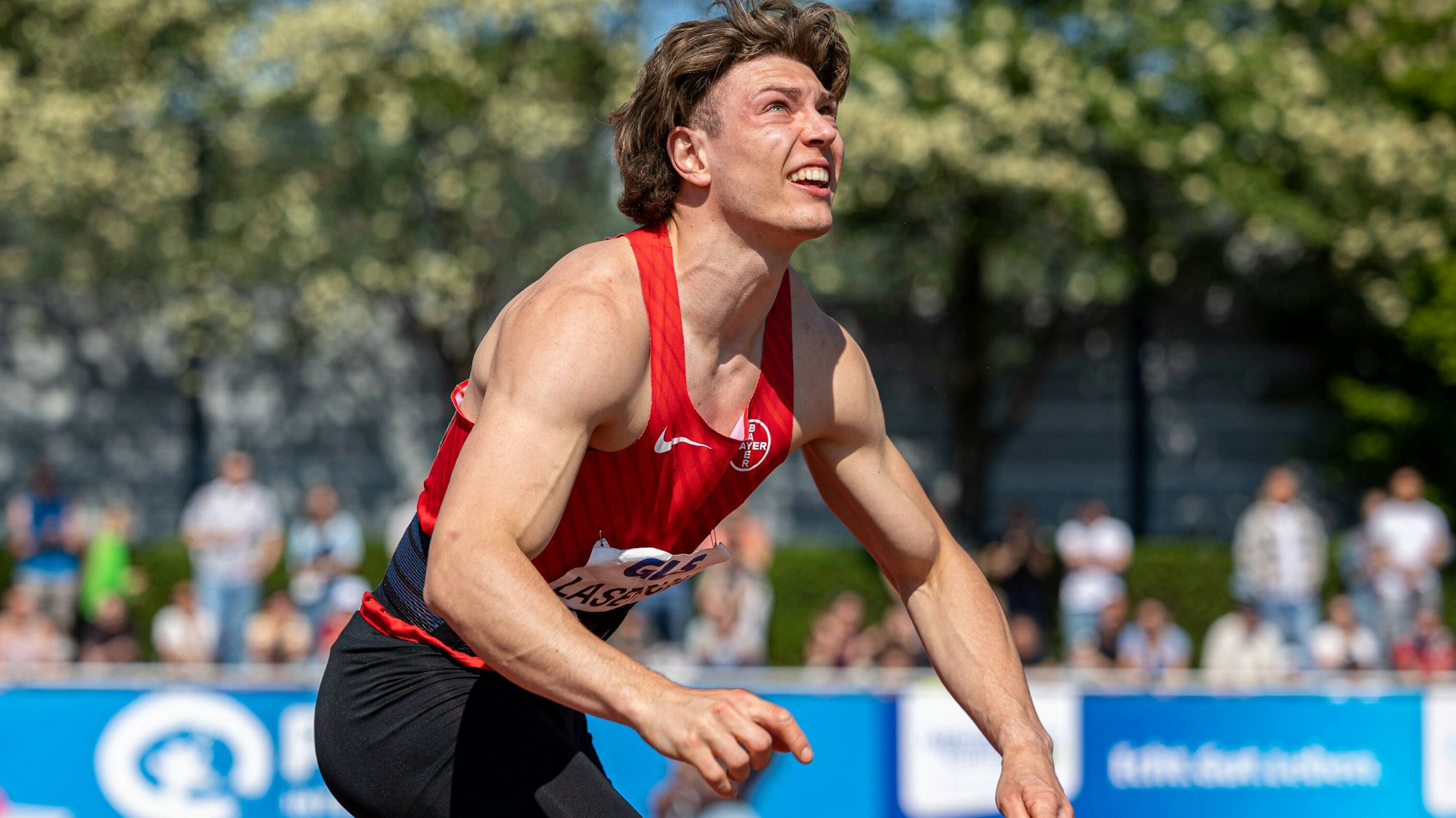 Stadtwerke Ratingen Mehrkampf-Meeting Ratingen, 08.05.2022 Nils Laserich TSV Bayer 04 Leverkusen Stadtwerke Ratingen Mehrkampf-Meeting im Station am Stadionring in Ratingen am 08.05.2022, Nordrhein-Westfalen. *** Stadtwerke Ratingen all-around meeting Ratingen, 08 05 2022 Nils Laserich TSV Bayer 04 Leverkusen Stadtwerke Ratingen all-around meeting in the station at the stadium ring in Ratingen on 08 05 2022, North Rhine Westphalia Copyright: xBEAUTIFULxSPORTS/KJPetersx
