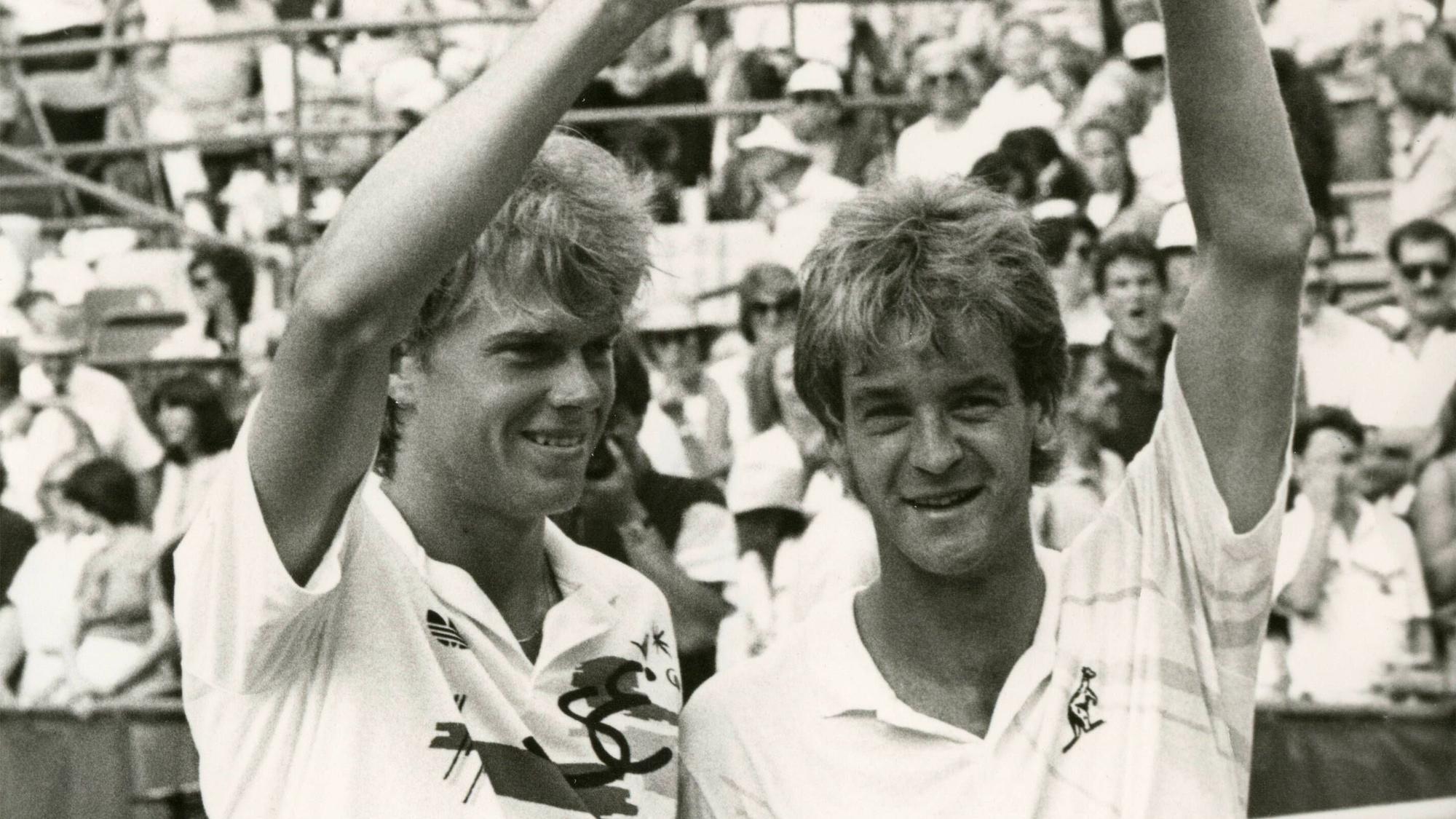 Erfolgreiche Jahre erlebte Anders Järryd in den 1980er Jahren mit Stefan Edberg (links).
