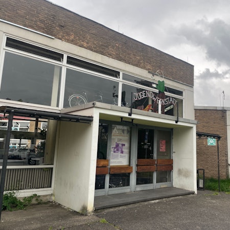 Die städtische Tageseinrichtung für Kinder in der Dhünnstraße 12a, Wiesdorf.