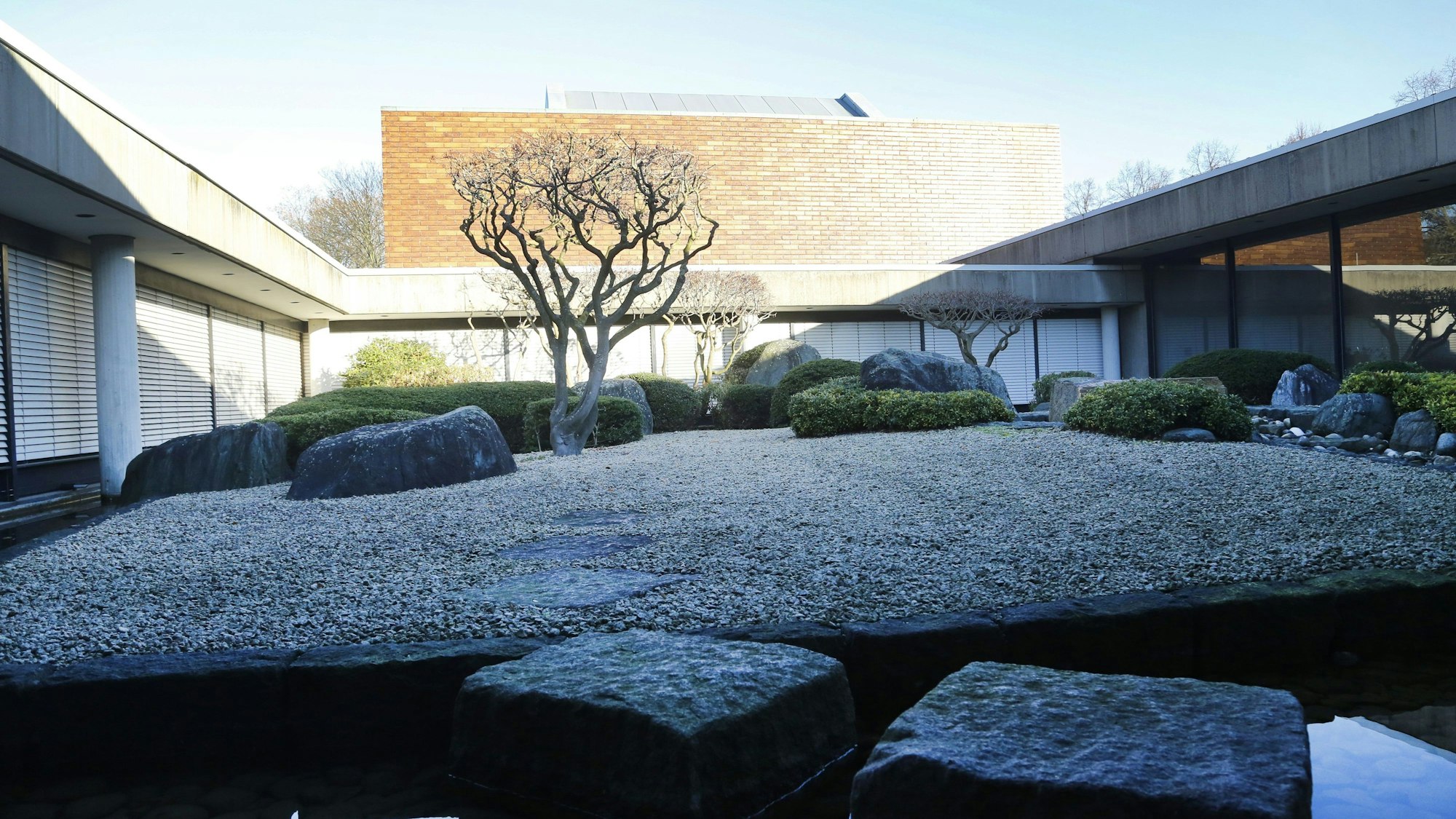Der Innenhof des Museums für Ostasiatische Kunst in Köln