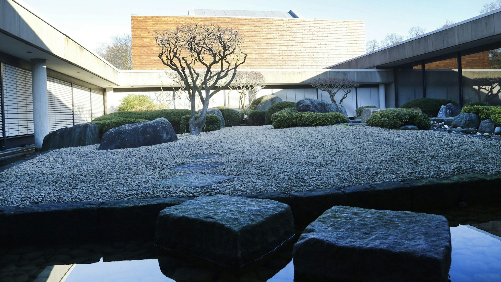Blick in den Innenhof des Museums