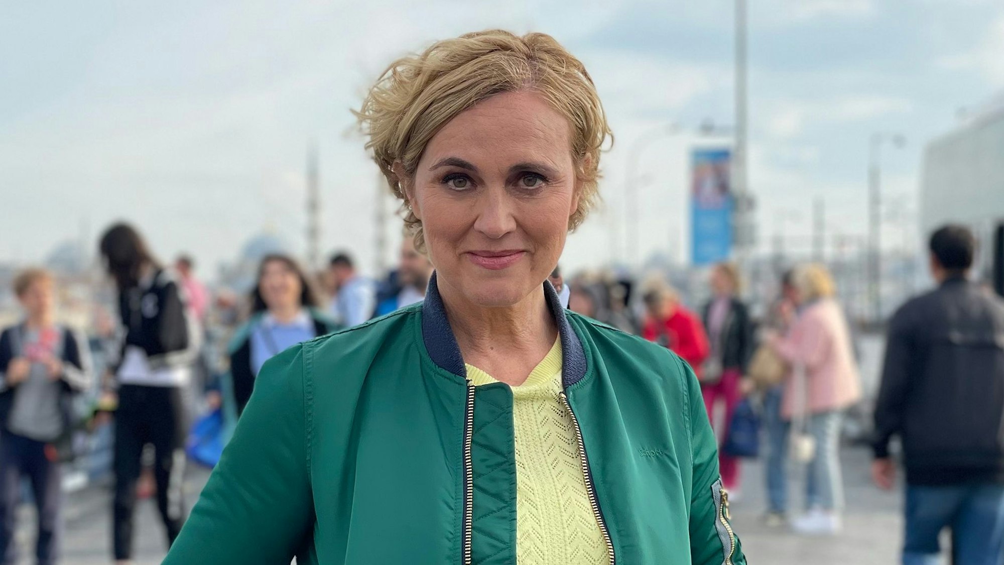 „Tagesthemen“-Moderatorin Caren Miosga in Istanbul.