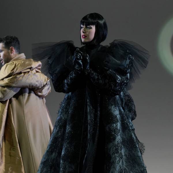 Raffaele Pe (Giulio Cesare), Kathrin Zukowski (Cleopatra) in „Giulio Cesare in Egitto“