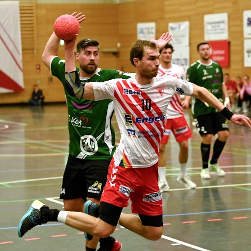 18.03.2023, Handball-Longericher SC Köln-Aldekerk
vorne: Benjamin Richter (Longerich)
Foto: Uli Herhaus