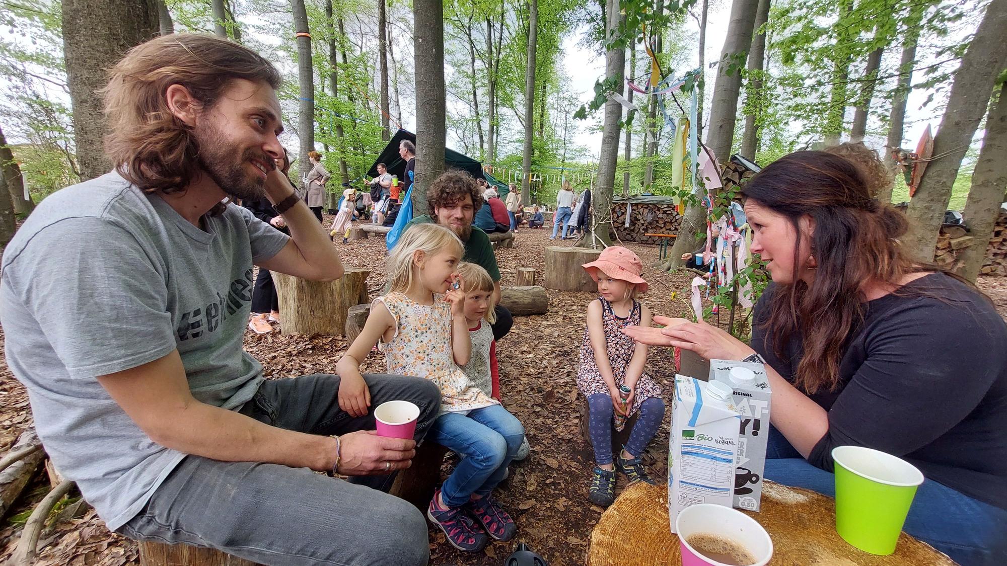 Eröffnung des Waldkindergartens in Windeck-Herchen.