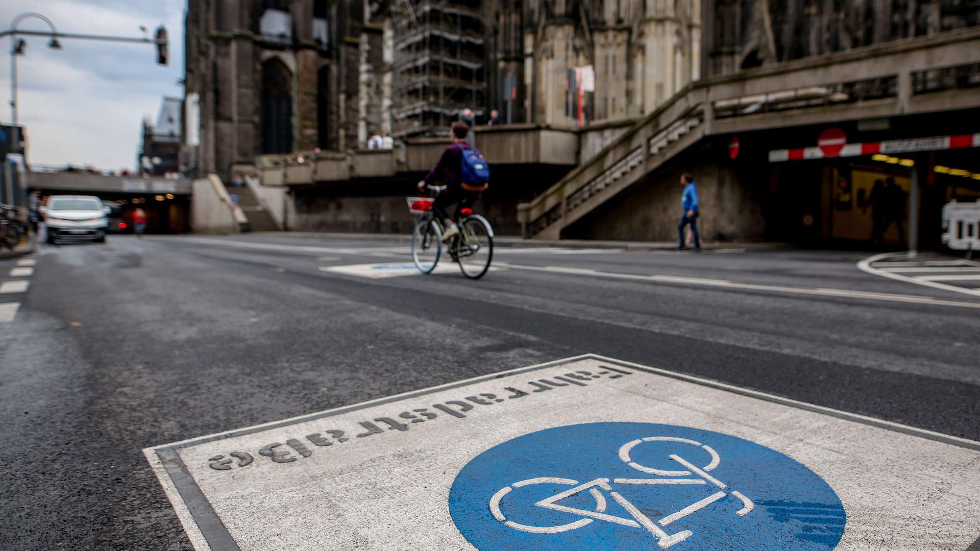 Die Trankgasse ist nun in Teilen eine Fahrradstraße. Die Maßnahme ist umstritten.