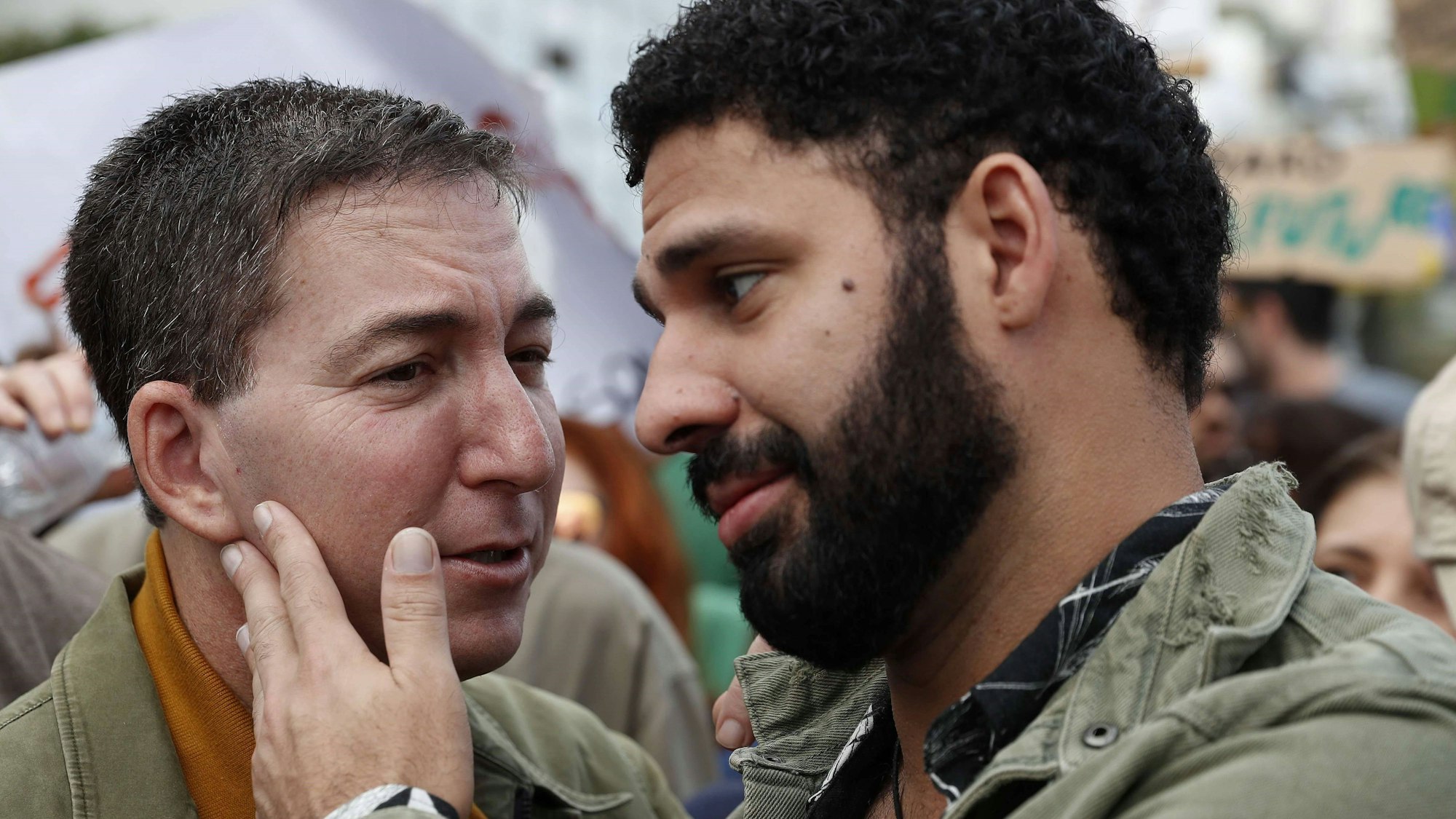 Schlüsselfiguren beim Snowden-Leak: David Miranda und der der US-Journalist Gleen Greenwald (l.). Miranda starb am 9. Mai im Alter von 37 Jahren. (Archivbild)