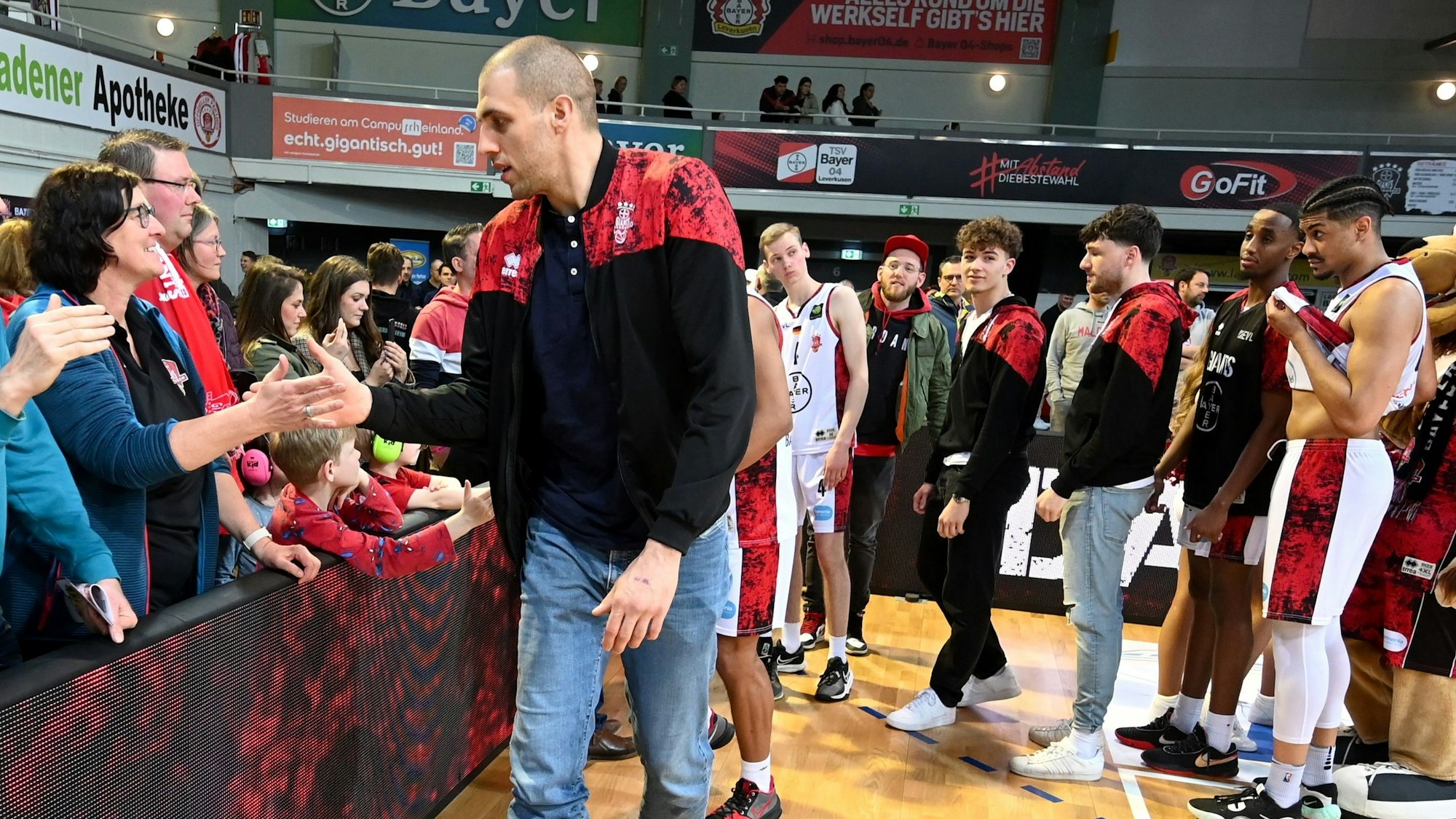 29.04.2023, Basketball-Bayer Giants-VFL Kirchheim
Dennis Heinzmann (Bayer)
Foto: Uli Herhaus