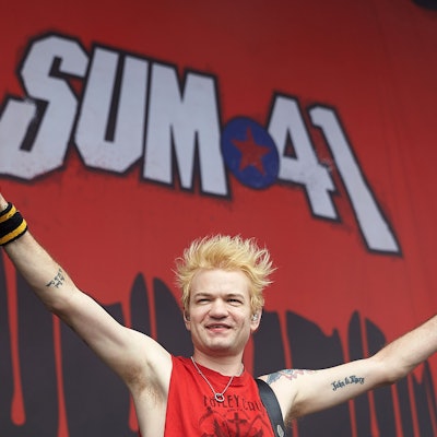 Sum41-Sänger Deryck Whibley steht beim „Rock am Ring“ 2017 auf der Bühne. Nun hat die kanadische Band ihre Trennung bekannt gegeben.