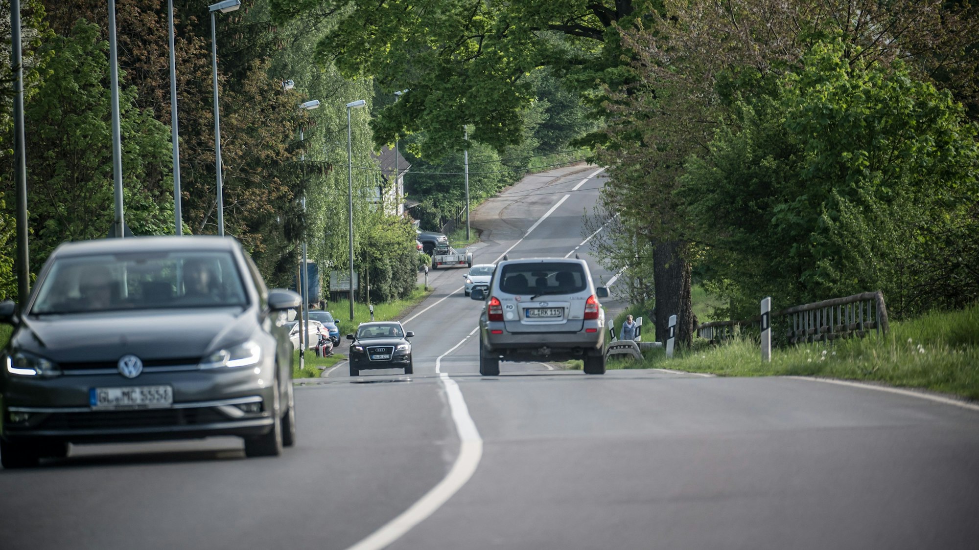 Nach dem Unfall vom Sonntag reicht es ihnen: Die Anwohner von Blechersiefen in Lev. Steinbüchel wollen einen beruhigten Verkehr