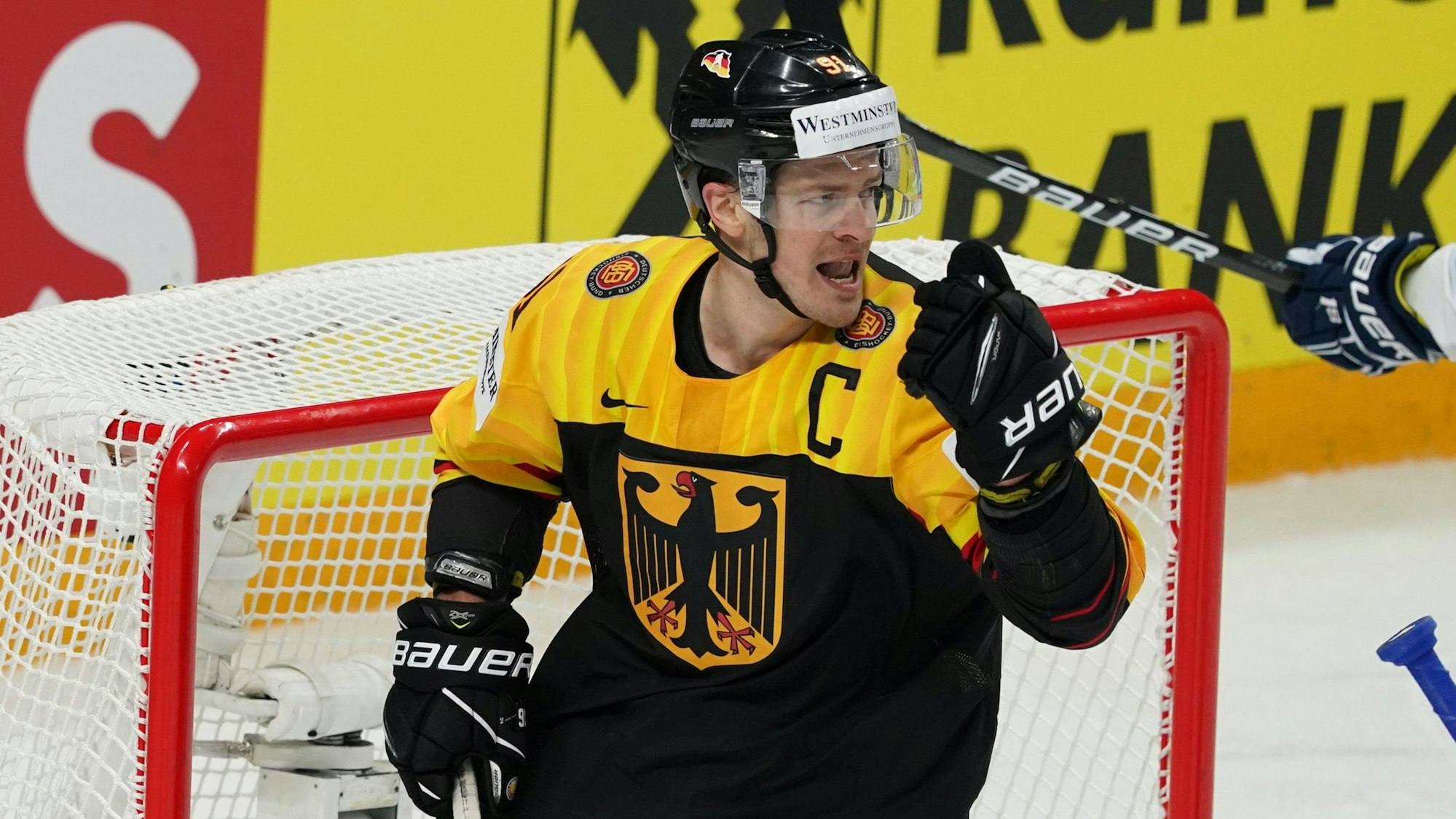 Deutschlands Moritz Müller in Aktion