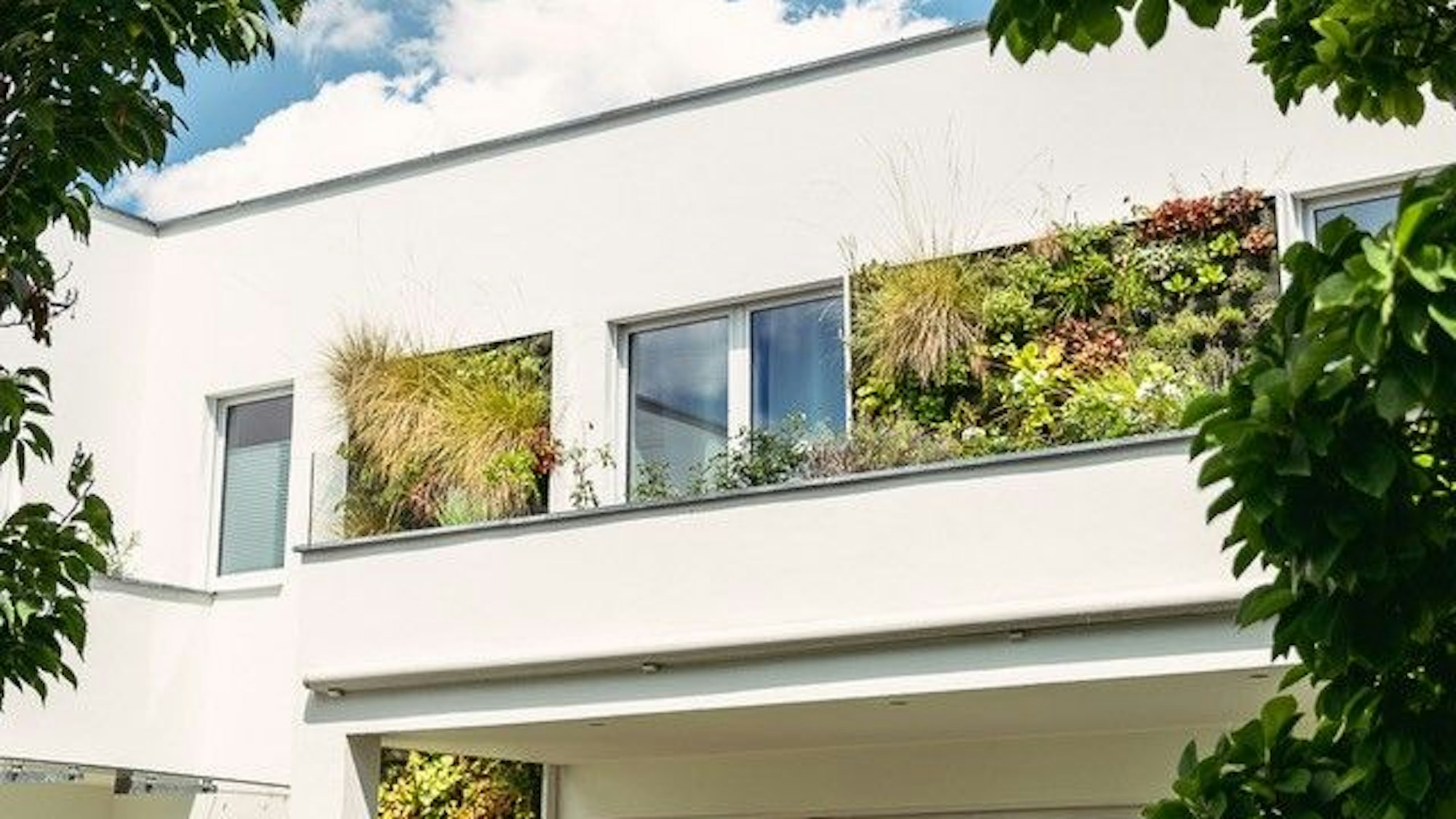 Auch im ersten Stock befinden sich grüne Flächen.