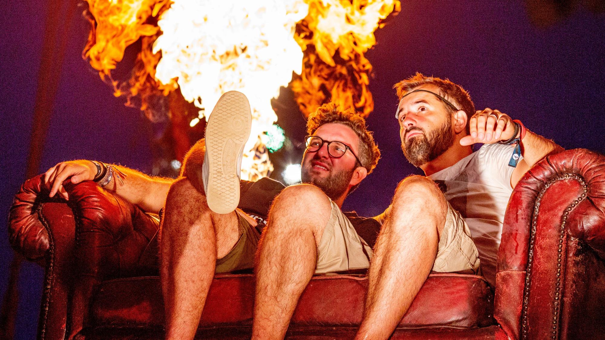 27.06.2019, Köln: Burning Man Zeremonie auf der Startup Konferenz Pirate Summit im Odonien Köln. Foto: Thilo Schmülgen