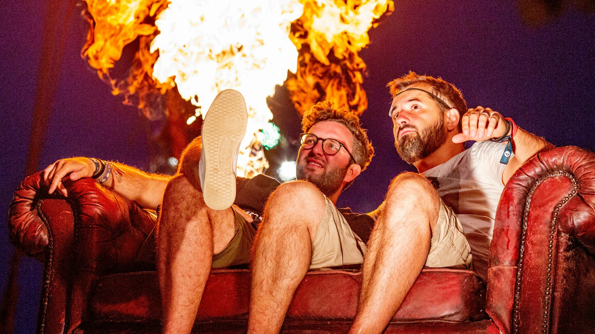 27.06.2019, Köln: Burning Man Zeremonie auf der Startup Konferenz Pirate Summit im Odonien Köln. Foto: Thilo Schmülgen